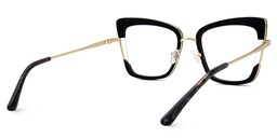 Jeanie Butterfly Black Glasses3