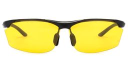 Godfrey Rectangle Yellow Lenses Cycling Goggles0