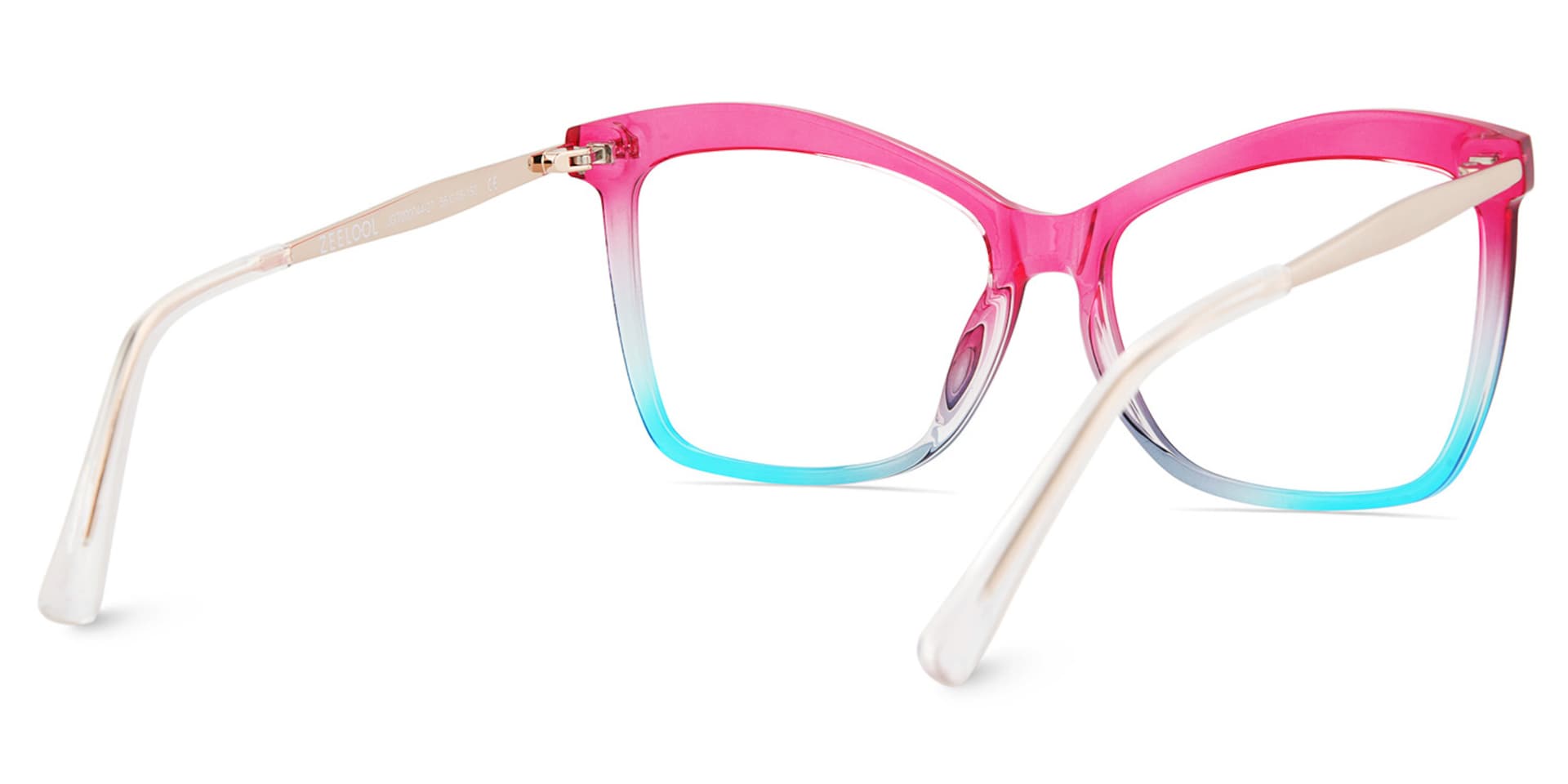 Pink-Blue Color Eyeglasses for Isaebella Frame Glasses | Zeelool4