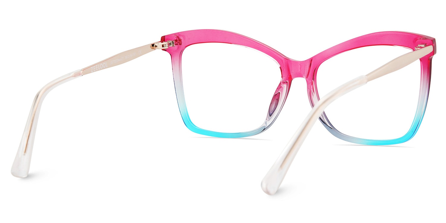 Isaebella Butterfly Pink Blue Glasses4
