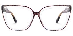 Mirta Square Brown Glasses0