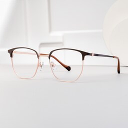 Bethelmy Browline Gray Glasses0