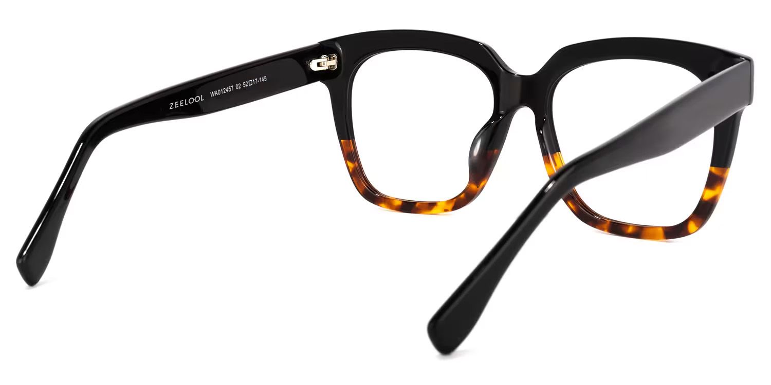Xion Square Tortoise Glasses | Zeelool Glasses4