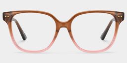 Clara Two-tone Cat eye Glasses0