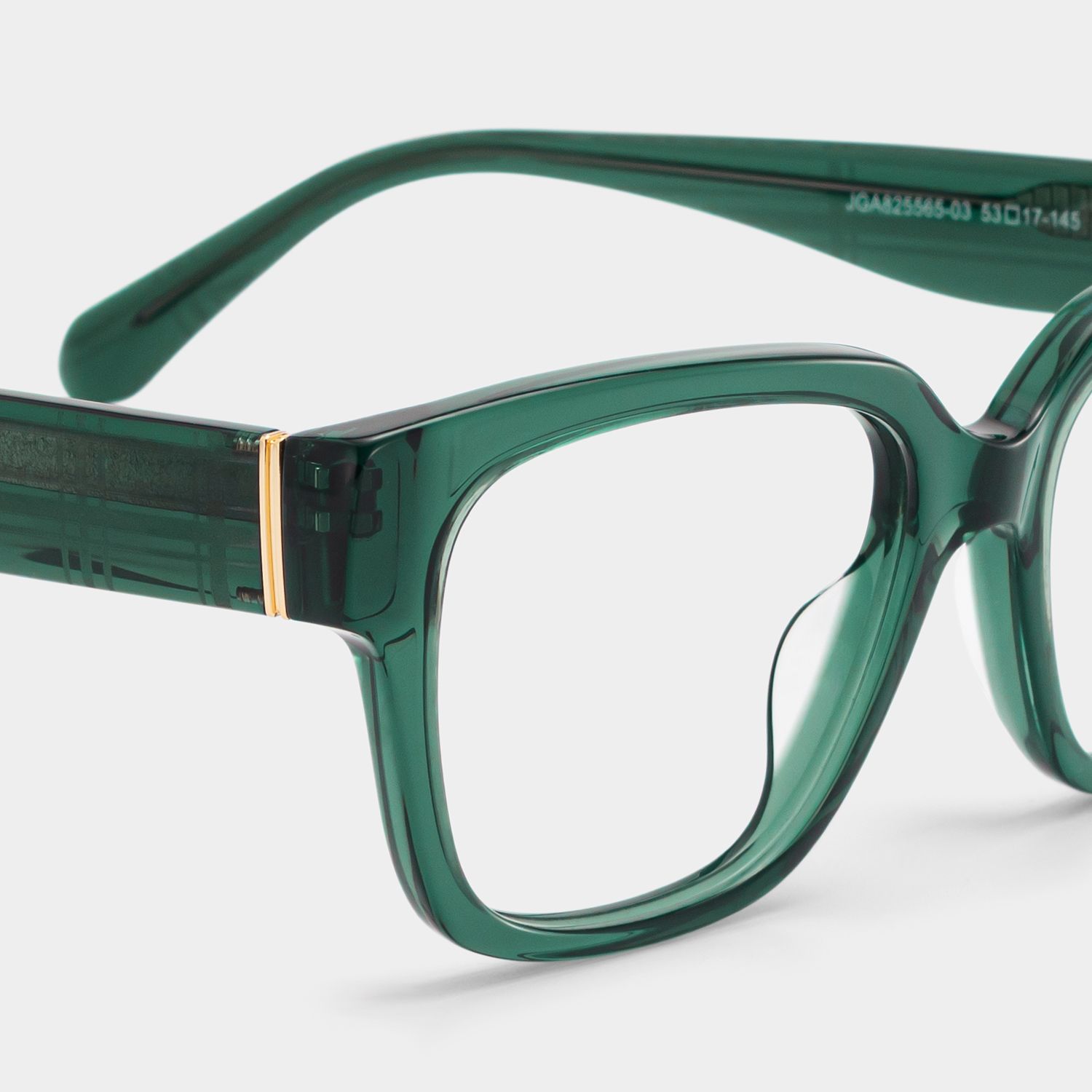 Blake Green Square Glasses | Nostalgic Varsity Frame7