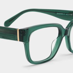Blake Green Square Glasses6