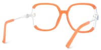 Jeania Square Orange Glasses3