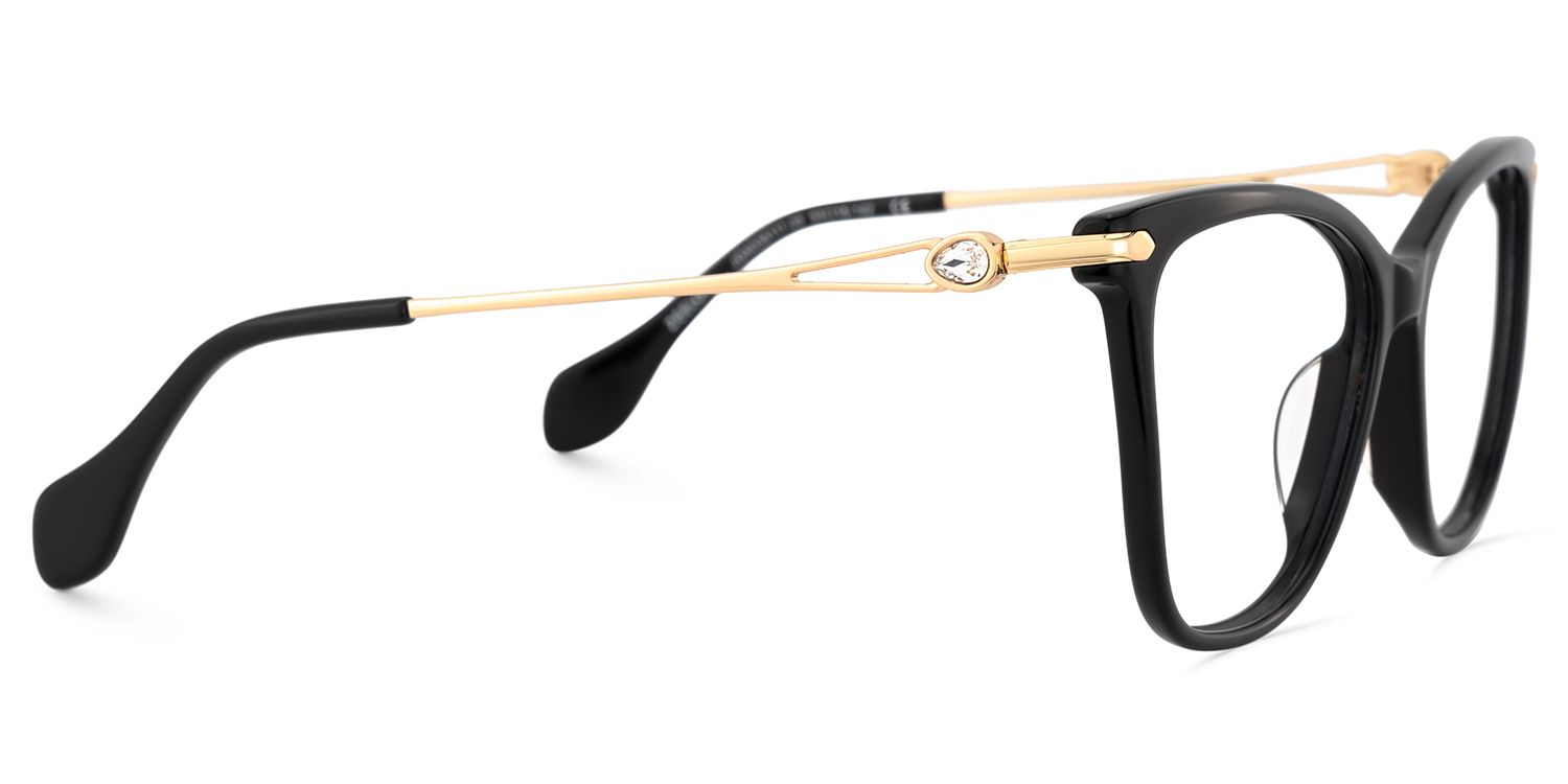 Butterfly-Shaped Spectacles With Shiny Diamond On The Temples4