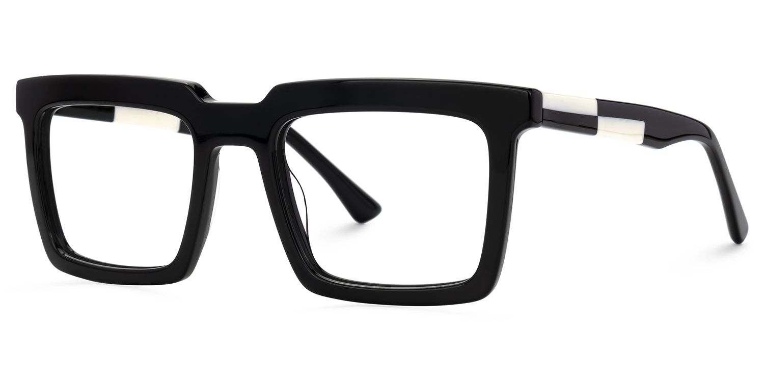 Leblanc Square Black Fashion Glasses For Men | Zeelool2