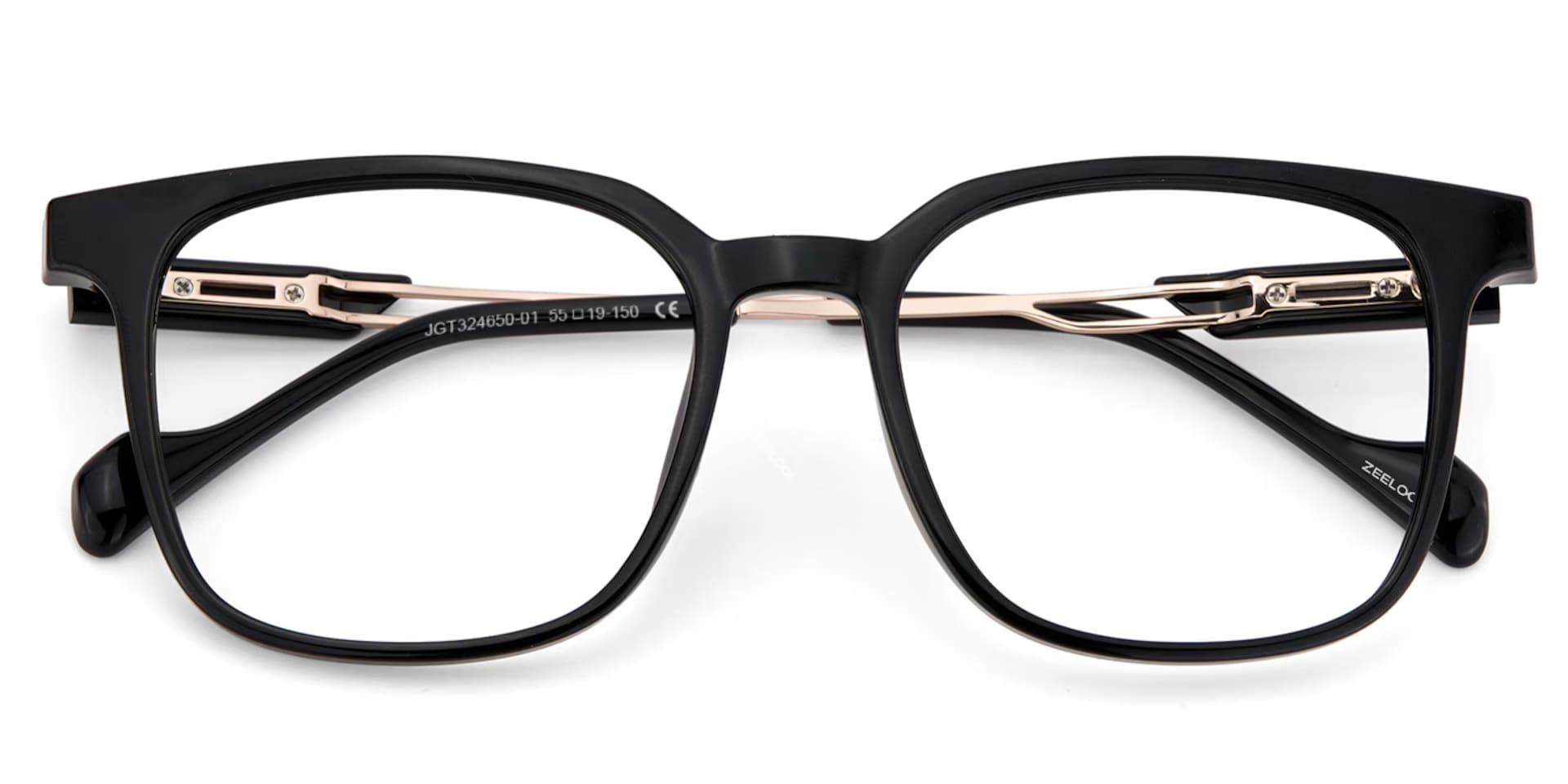 Chloe Black Square Prescription Glasses | Zeelool2