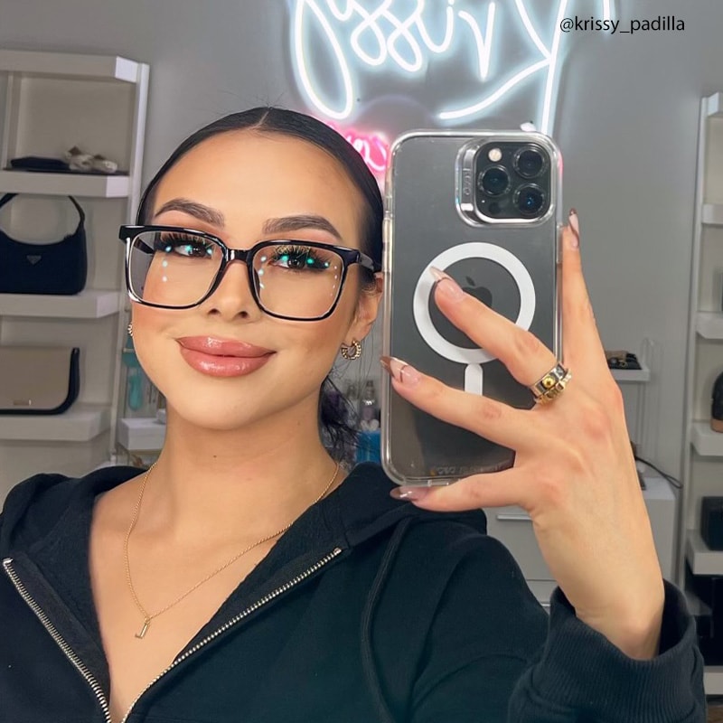 Contreras Square Black Glasses6