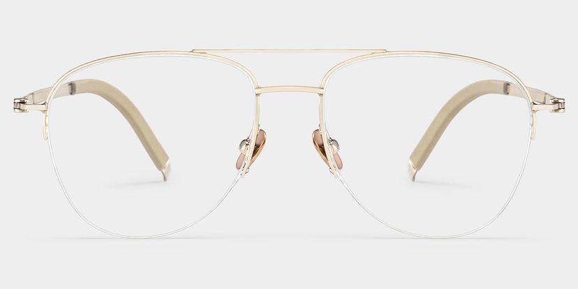 Grayson Aviator Light Gold Glasses