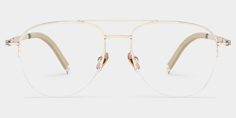Grayson Aviator Light Gold Glasses
