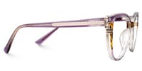 Clarice Cateye Purple Glasses3