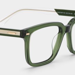 George Rectangle Green Glasses5