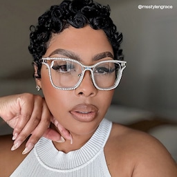 Shine Square Iridescent Glasses7