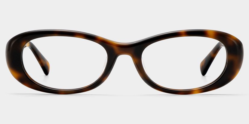 Catherine Tortoise Oval Glasses