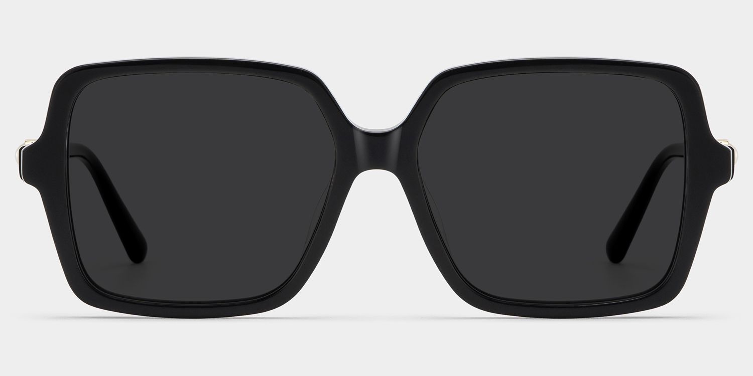 Order Elena Black Square Frame Sunglasses Online | ZEELOOL0