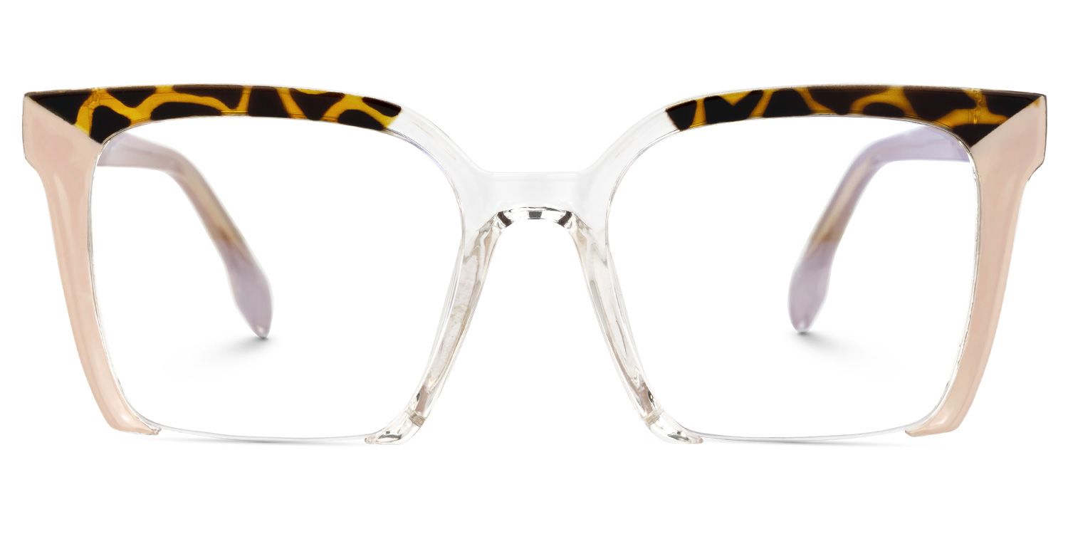 Misty Square Pink Glasses0