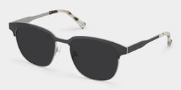 Wren Dark-Gray Browline Sunglasses2