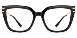 Roxane Square Black Glasses0