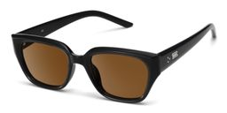 Serene Cat Eye Black Clear Polarized Sunglasses3
