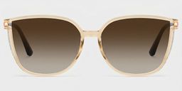 Annalisa Beige Square Sunglasses0