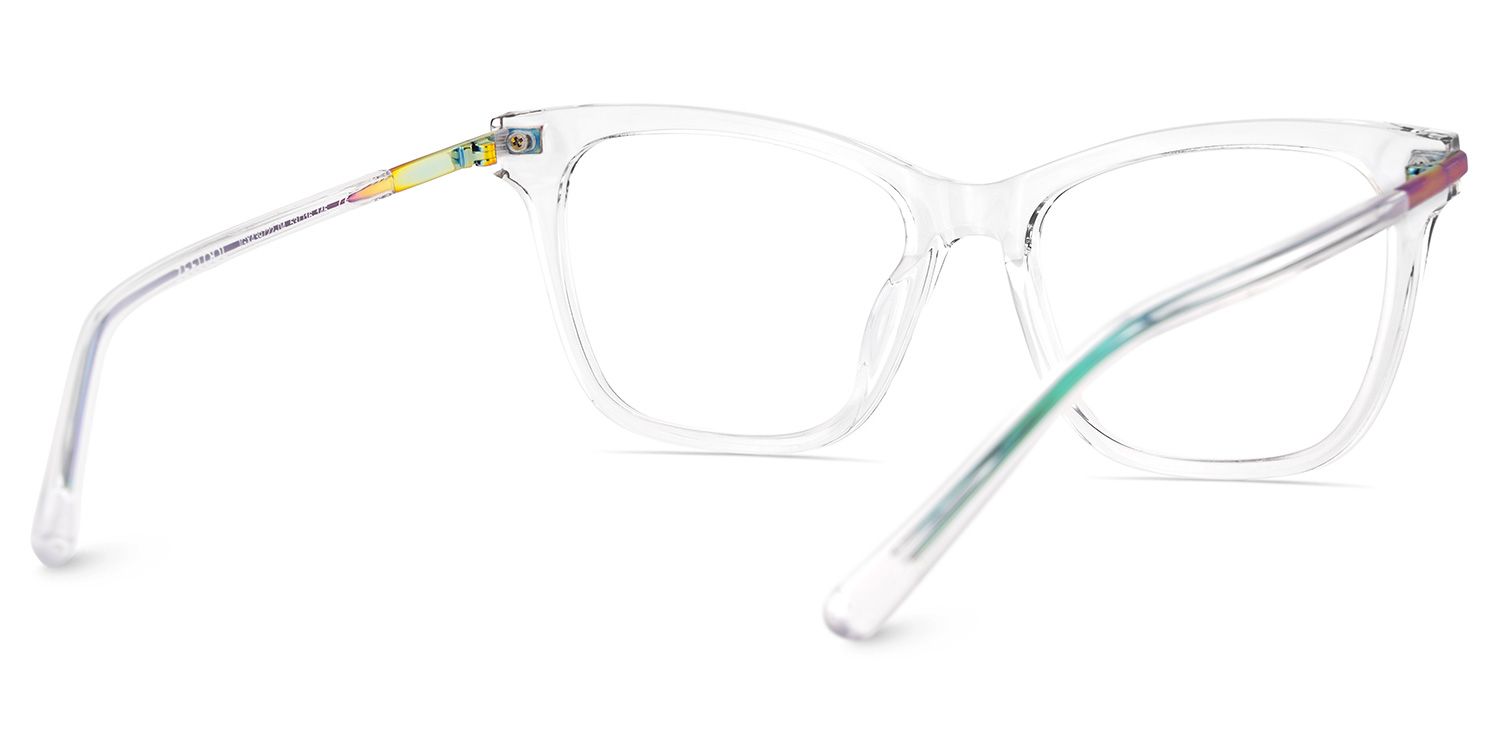Eliot Rectangle Eyewear with Clears5