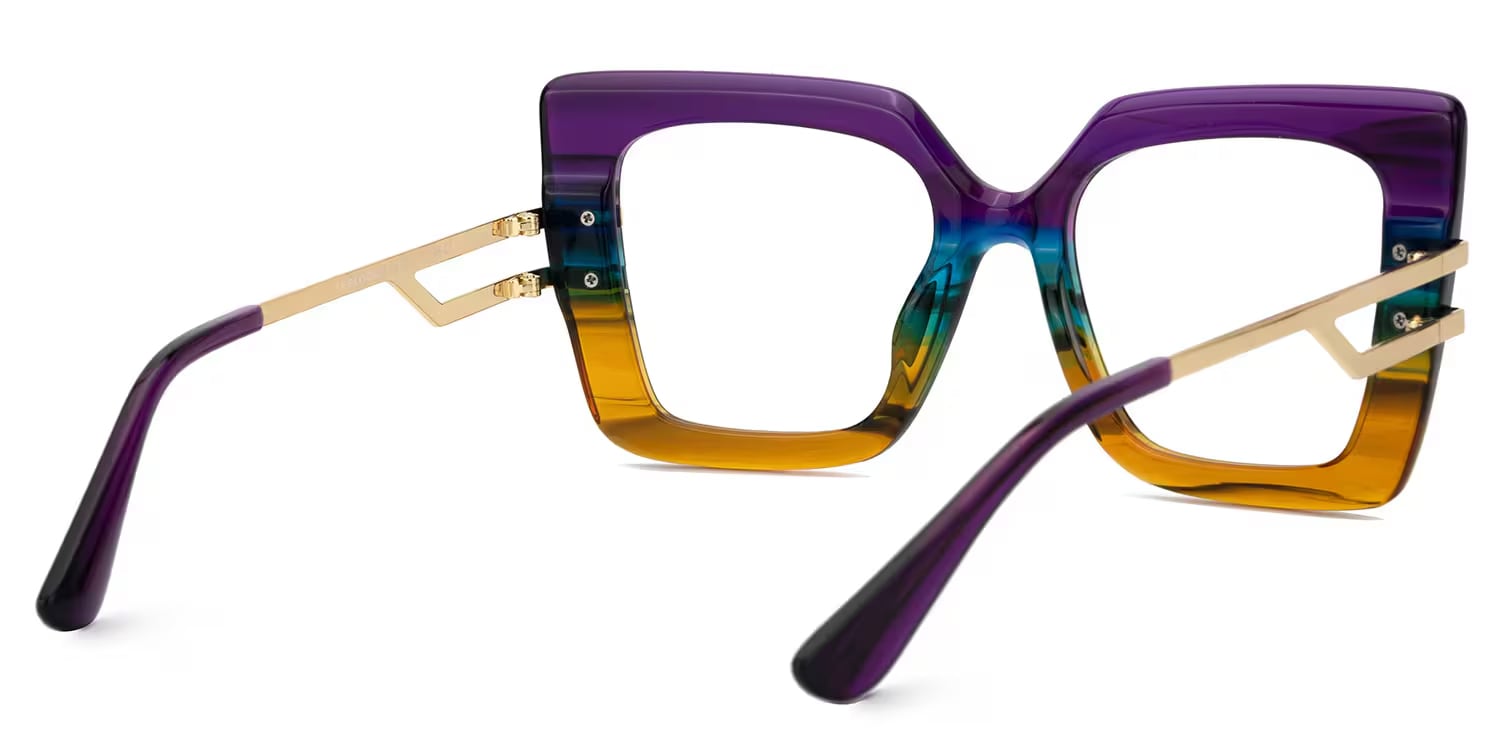 Poutine Square Multicolor Glasses3