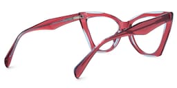 Kimbers Cateye Red Glasses3