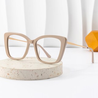 Sheyla Cateye Khaki Glasses0