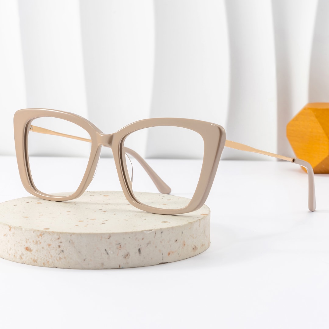 Sheyla Cateye Khaki Glasses0