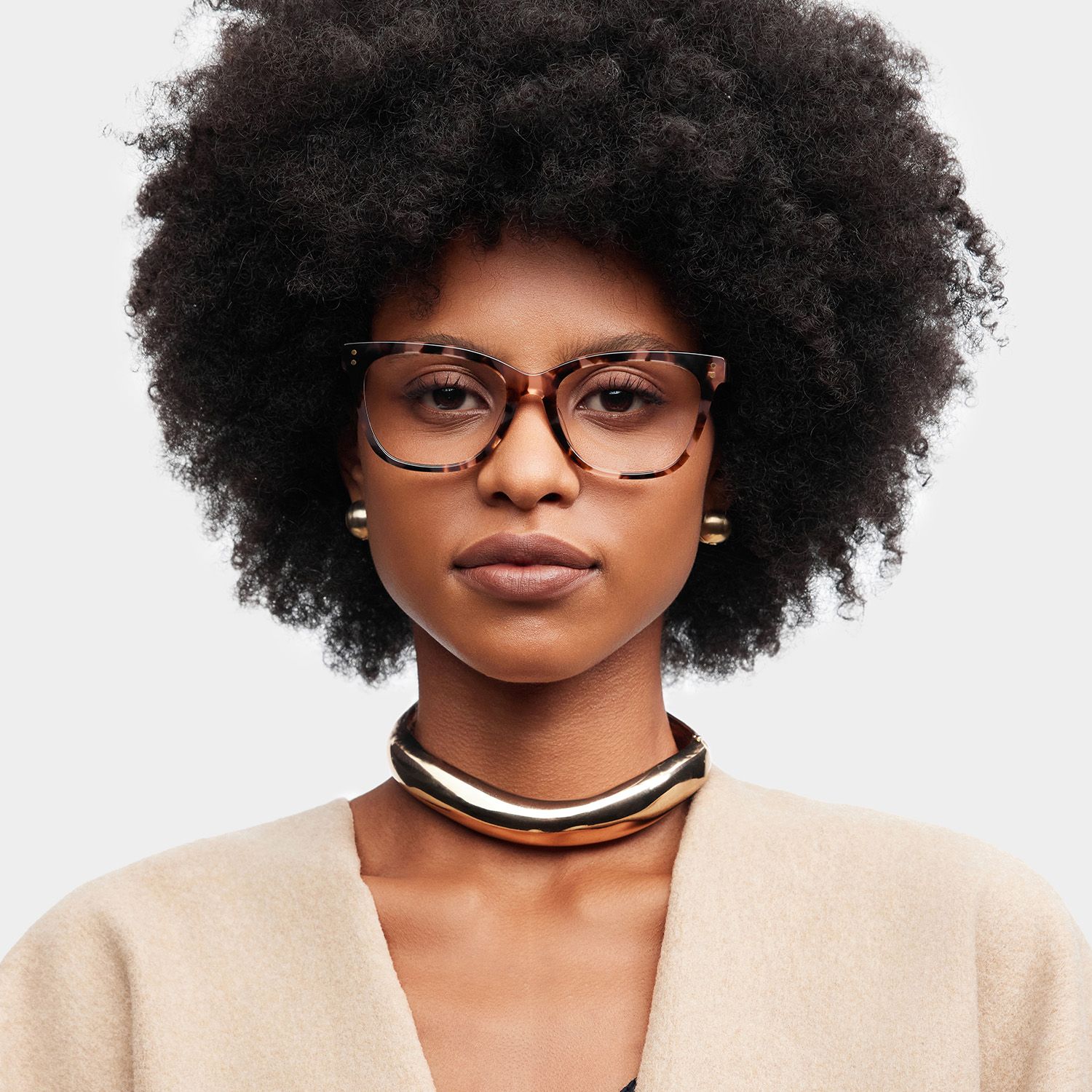 Vivienne Pink Frame Glasses with Rectangle Frame Online | ZEELOOL0