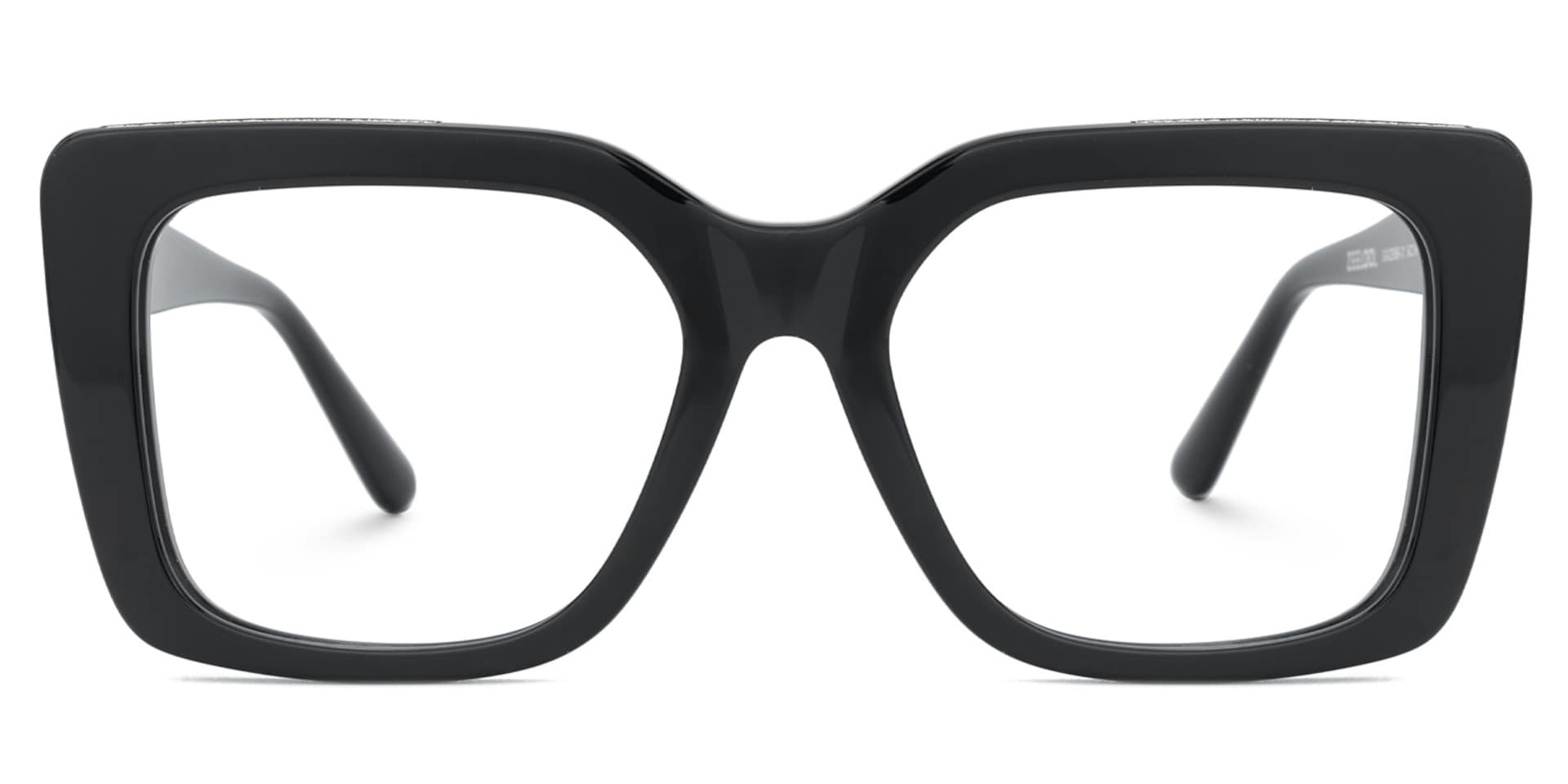 Black Rectangle Glasses Frames Maynard Glasses with Full-Frame | Zeelool1