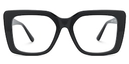 Maynard Rectangle Black Glasses1