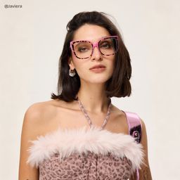 Fenn Cateye Pink Tortoise Glasses5