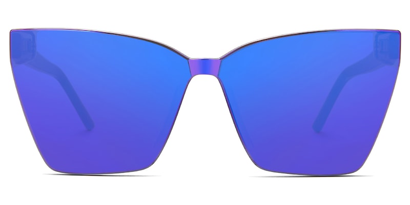 Liliane Square Blue Glasses