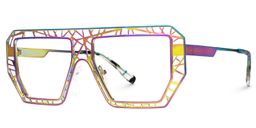 Blake Geometric Iridescent Glasses1