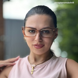 Newell Rectangle Brown Glasses9