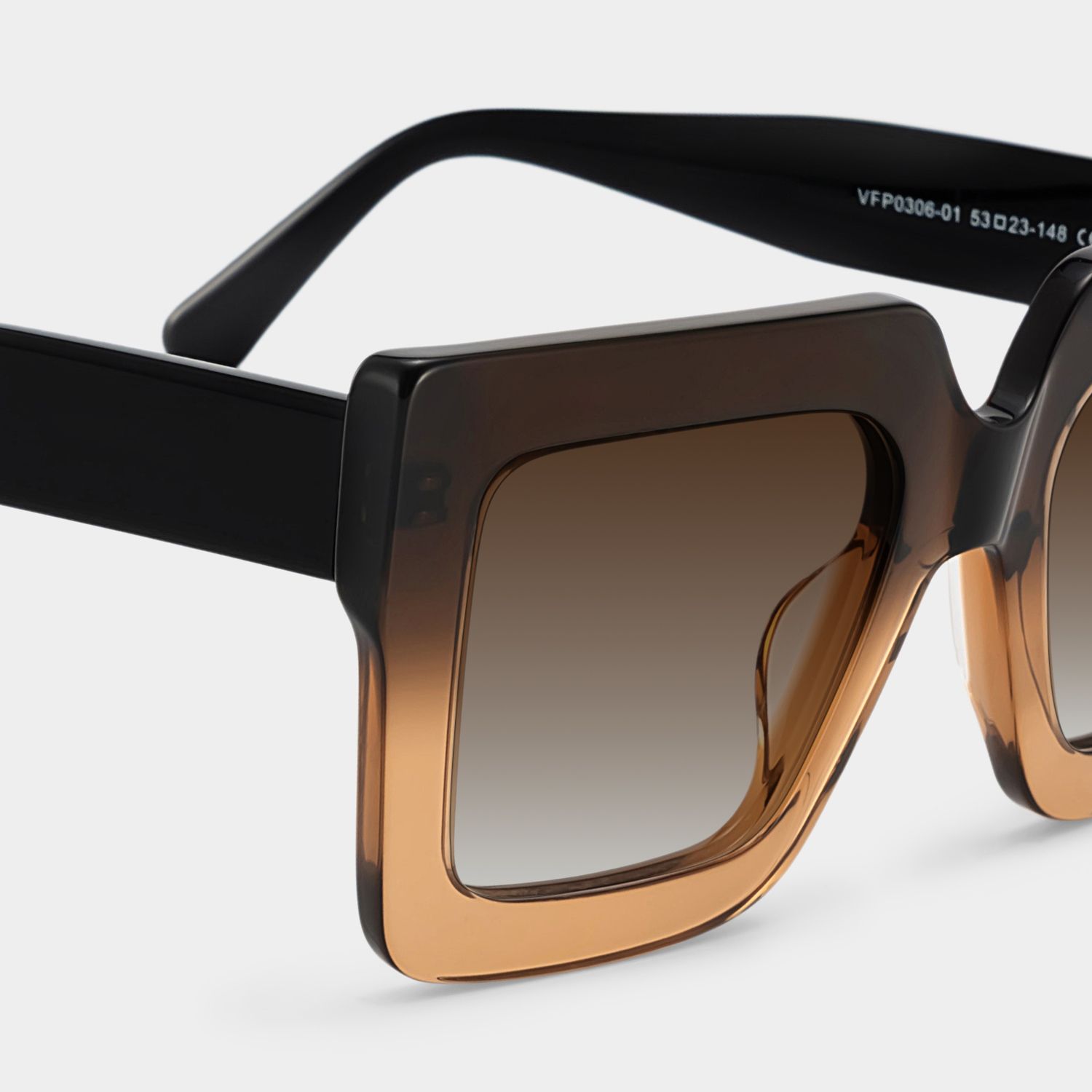Brandon Brown Square Frame Glasses, Thick Tawny Frames4