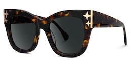 Minfia Square Tortoise Glasses1