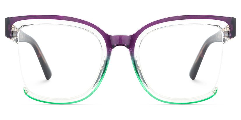Cadogan Square Purple-Green Glasses