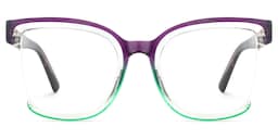 Cadogan Square Purple-Green Glasses1