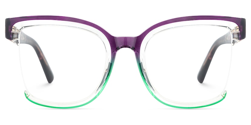 Cadogan Square Purple-Green Glasses