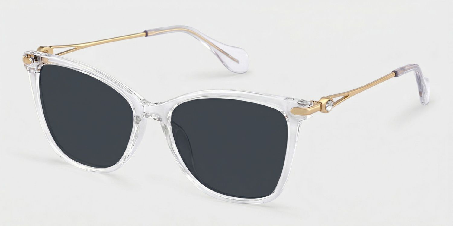 Westley thin clear frame glasses with Butterfly Frame Online | ZEELOOL2