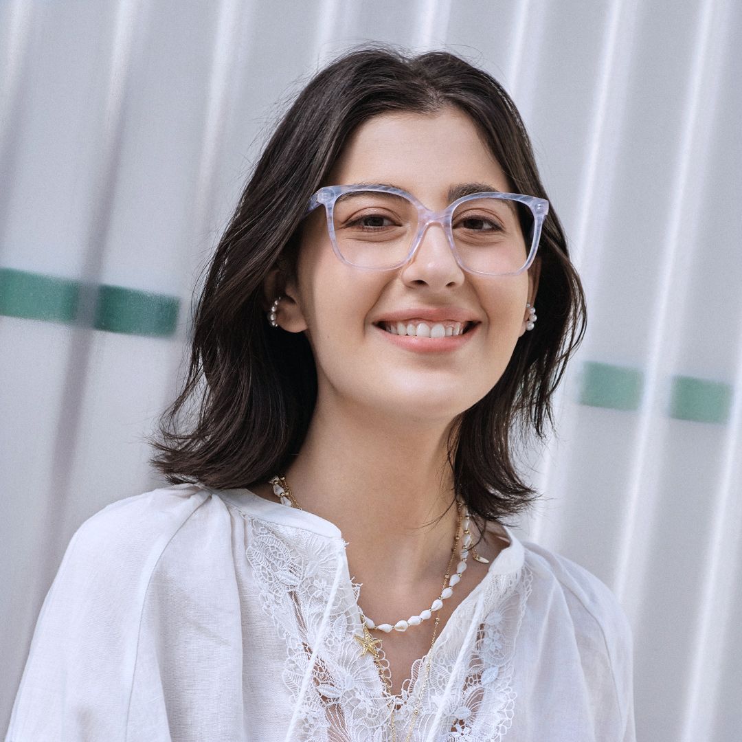 Shop Caroline Clear Square Eyeglass Frame | ZEELOOL6