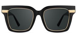 Taylor Square Black Glasses0