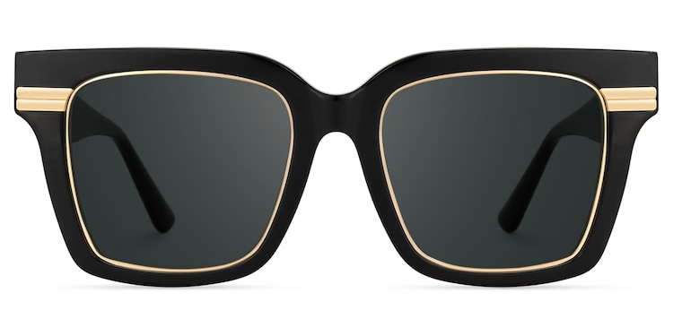 Taylor Square Black Glasses