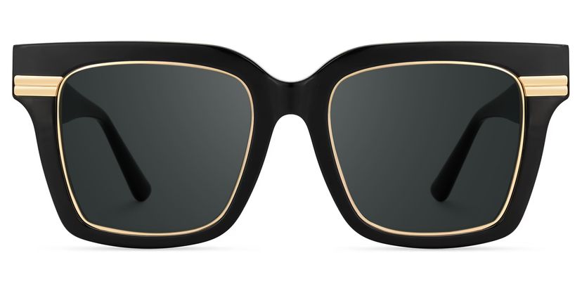 Taylor Square Black Glasses