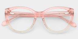 Kiera Pink Cat eye Glasses2